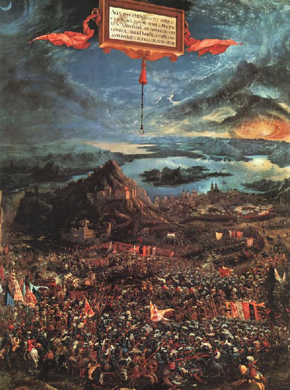 Albrecht Altdorfer The Battle of Alexander china oil painting image